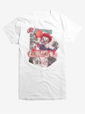 NWOT Hot Topic Issues Clown White T-Shirt Mens Size XS